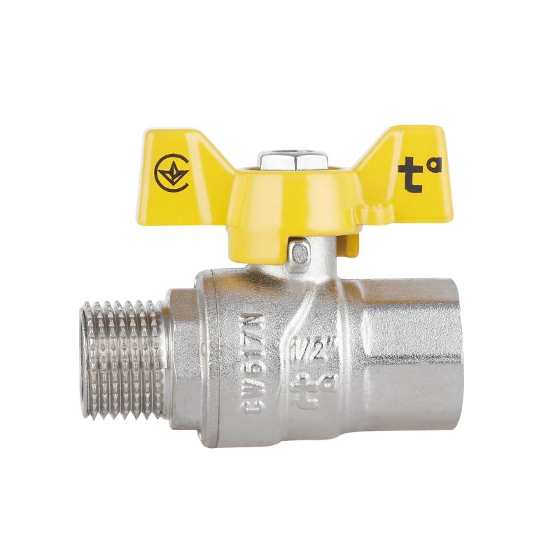 Кран кульовий Thermo Alliance Forte 1/2" ВЗ для газа (метелик) SF607G15 — фото 4