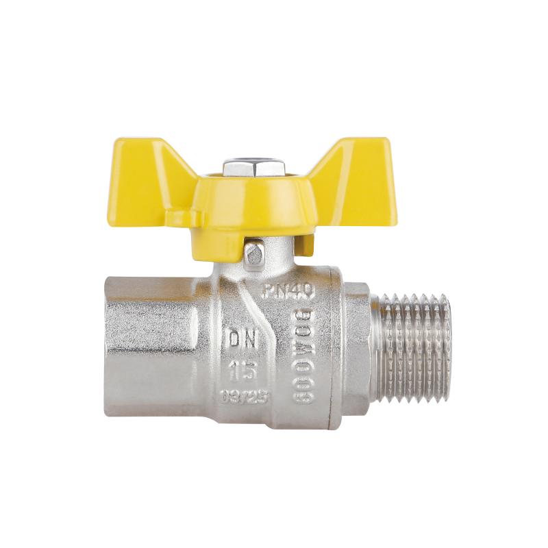 Кран кульовий Thermo Alliance Forte 1/2" ВЗ для газа (метелик) SF607G15 — фото 5