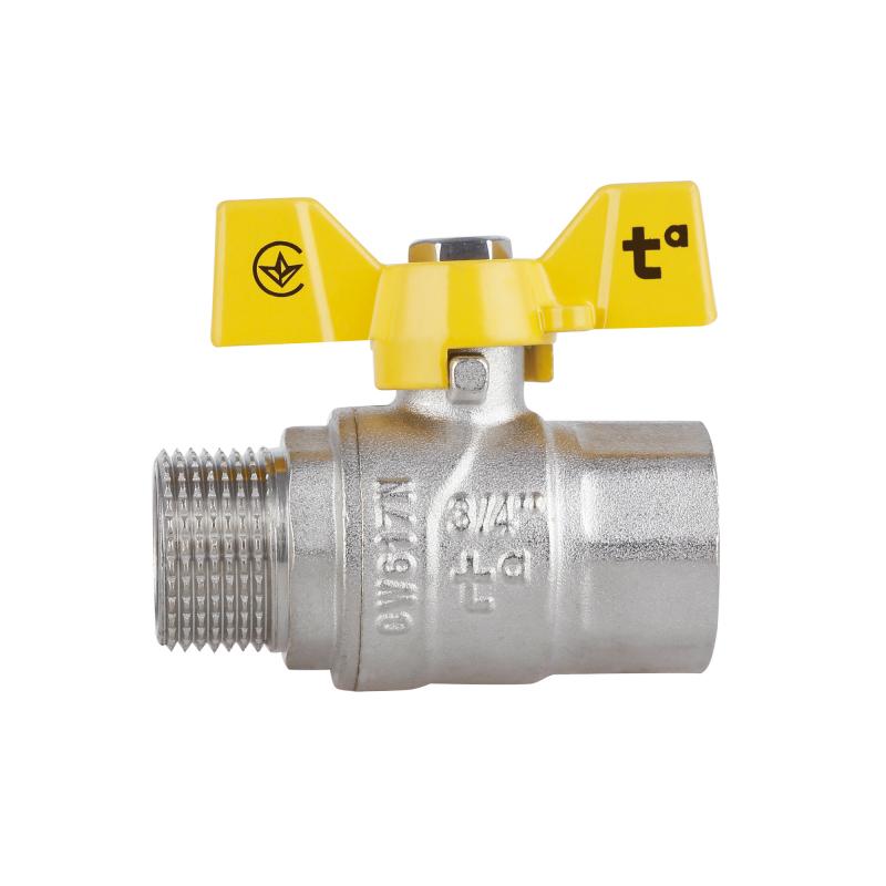 Кран кульовий Thermo Alliance Forte 3/4" ВЗ для газа (метелик) SF607G20 — фото 4