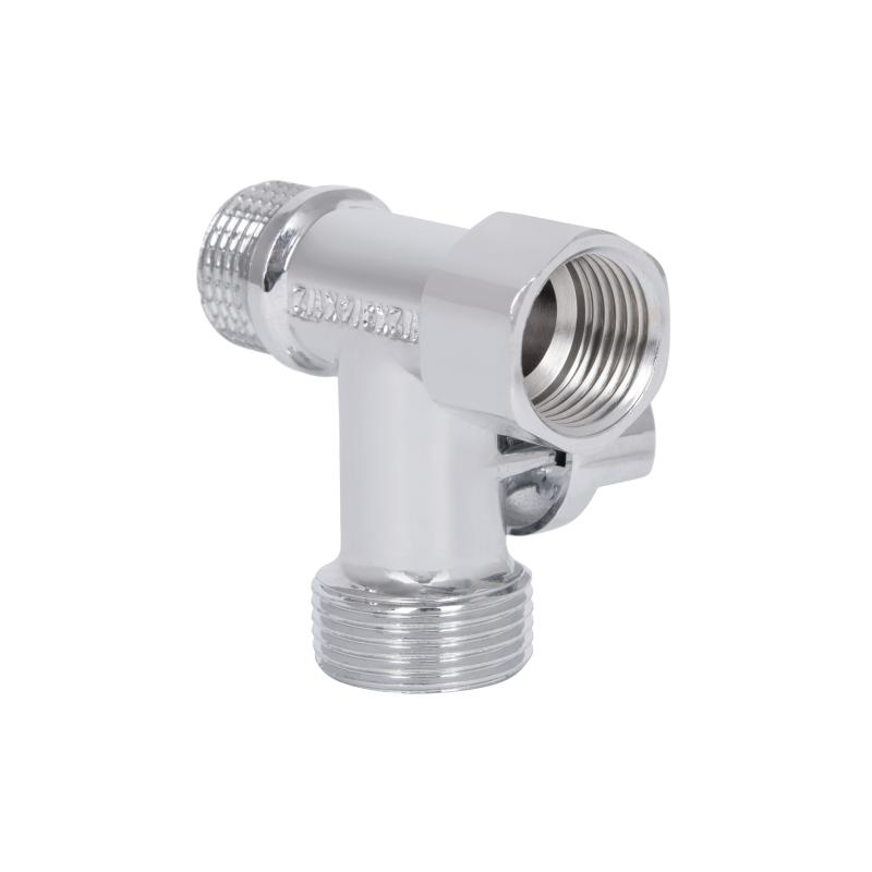 Кран приладовий кульовий Thermo Alliance Forte 1/2"х3/4"х1/2" SF186W152015 — фото 3