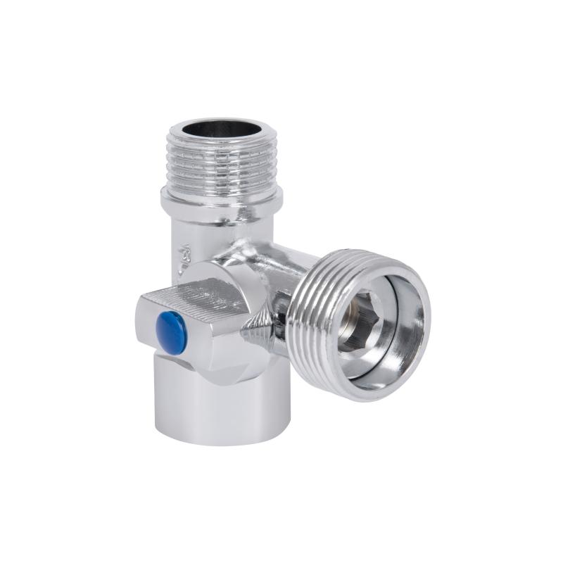 Кран приладовий кульовий Thermo Alliance Forte 1/2"х3/4"х1/2" SF186W152015 — фото 5