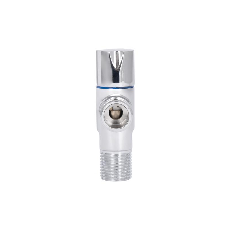 Кран кутовий Thermo Alliance Standart (ручка кругла) з керам.буксою 1/2"З х 1/2"З SF342W1515 — фото 4