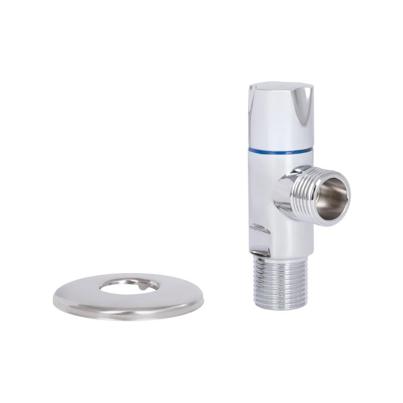 Кран кутовий Thermo Alliance Standart (ручка кругла) з керам.буксою 1/2"З х 1/2"З SF342W1515 — фото 7