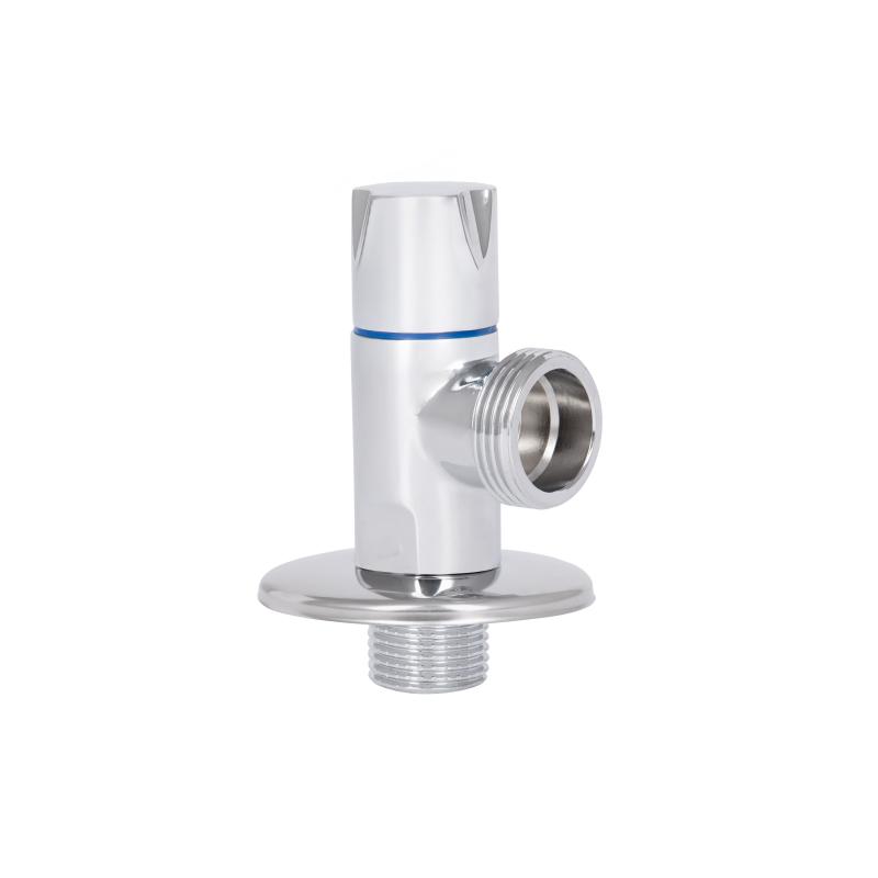 Кран кутовий Thermo Alliance Standart (ручка кругла) з керам.буксою 1/2"З х 3/4"З SF342W1520 — фото 3