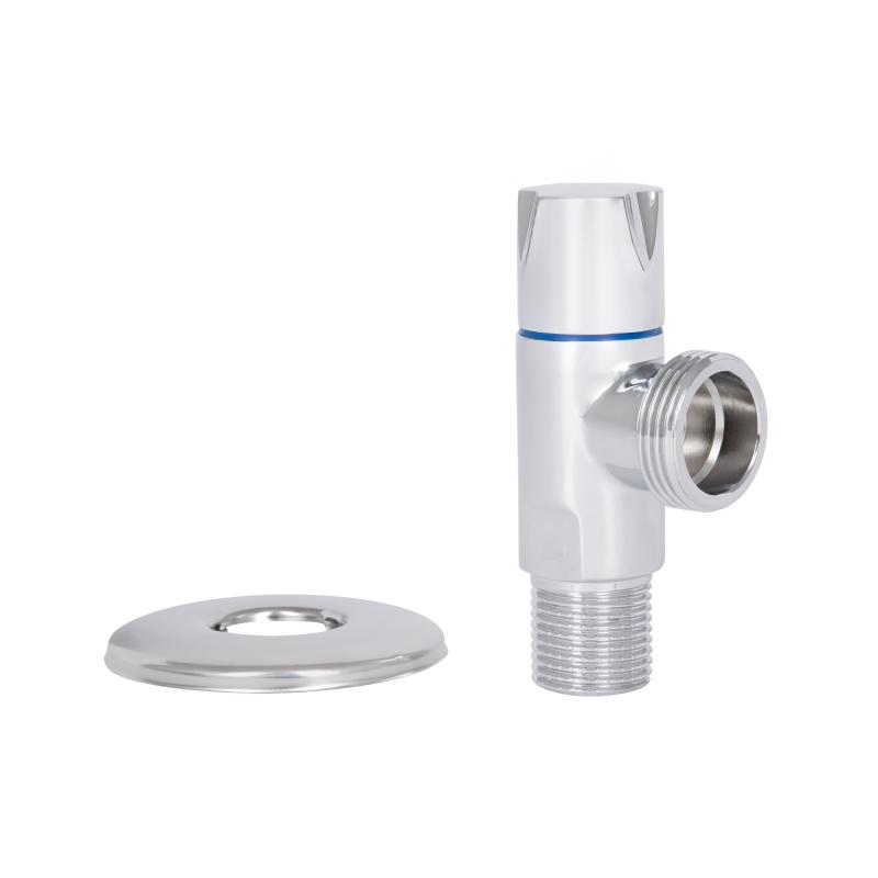 Кран кутовий Thermo Alliance Standart (ручка кругла) з керам.буксою 1/2"З х 3/4"З SF342W1520 — фото 7